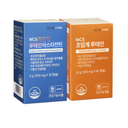 NCS 초임계 루테인 아스타잔틴 눈 영양제 헤마토코쿠스 뉴트리코어 300mg x 60캡슐